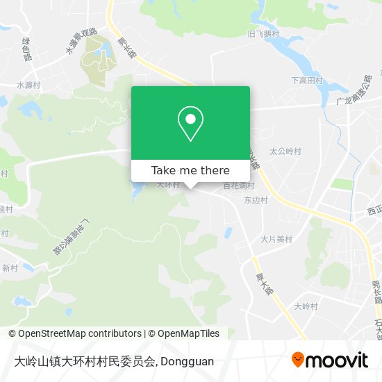 大岭山镇大环村村民委员会 map
