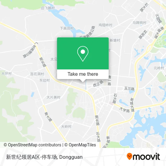 新世纪领居A区-停车场 map