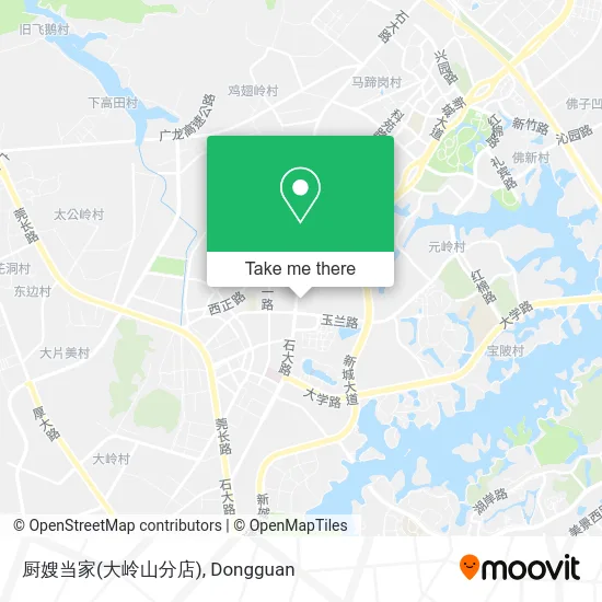 厨嫂当家(大岭山分店) map