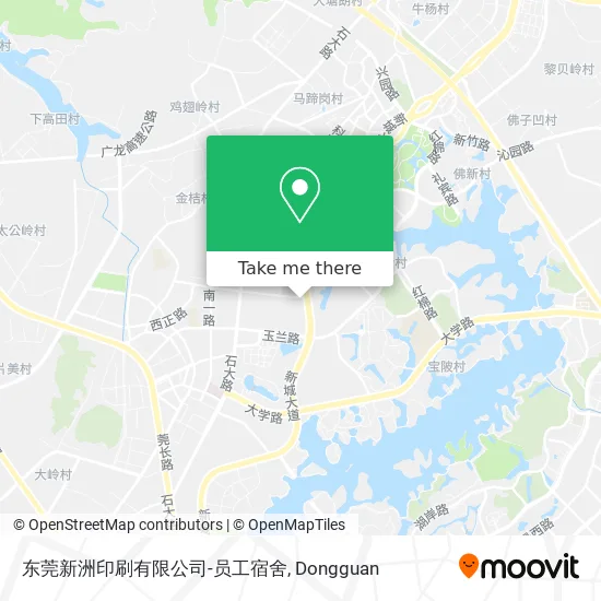 东莞新洲印刷有限公司-员工宿舍 map
