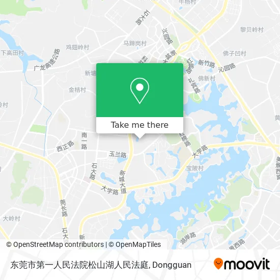 东莞市第一人民法院松山湖人民法庭 map