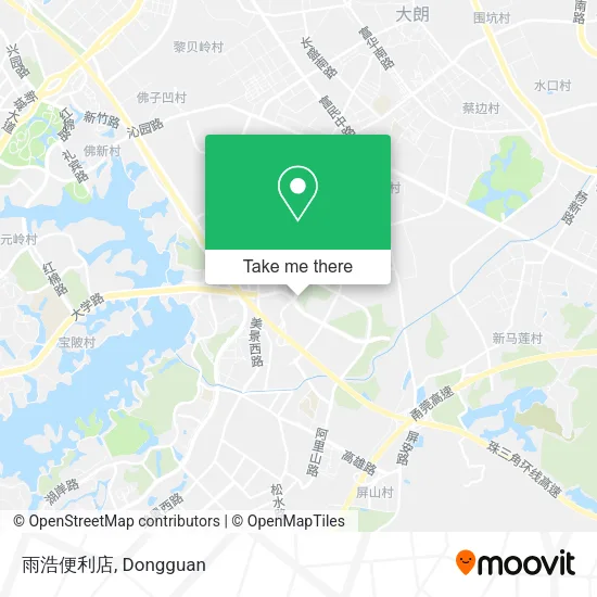雨浩便利店 map