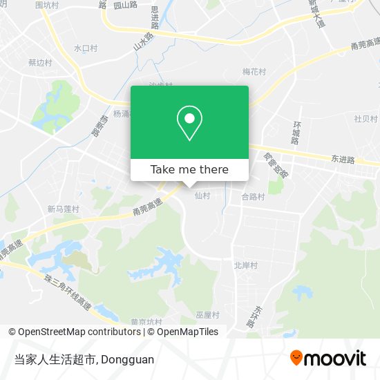 当家人生活超市 map