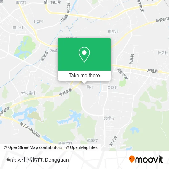 当家人生活超市 map