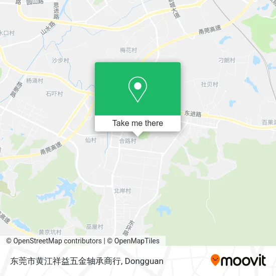东莞市黄江祥益五金轴承商行 map