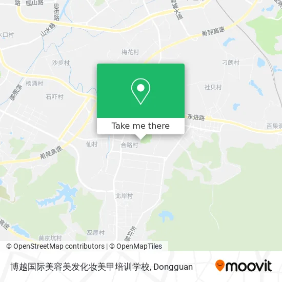 博越国际美容美发化妆美甲培训学校 map