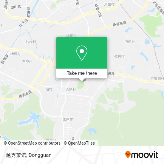 越秀菜馆 map
