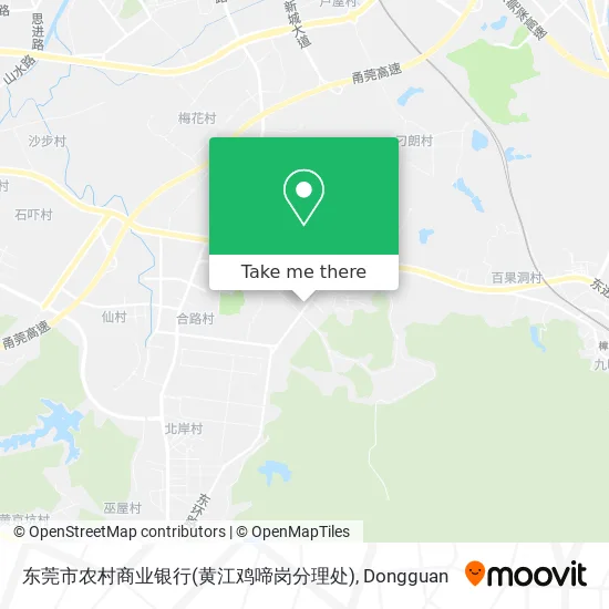 东莞市农村商业银行(黄江鸡啼岗分理处) map