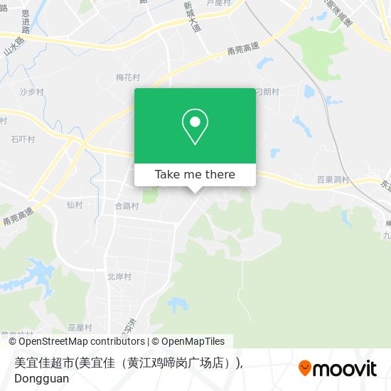 美宜佳超市(美宜佳（黄江鸡啼岗广场店）) map