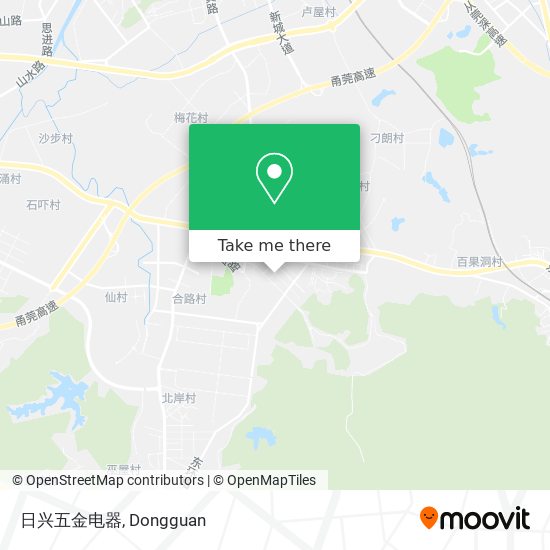 日兴五金电器 map