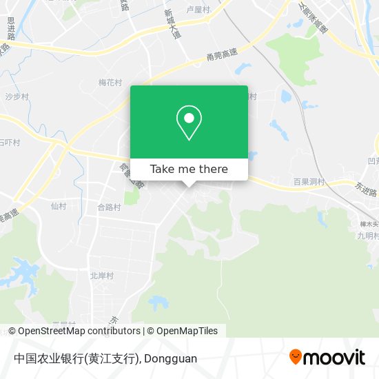 中国农业银行(黄江支行) map