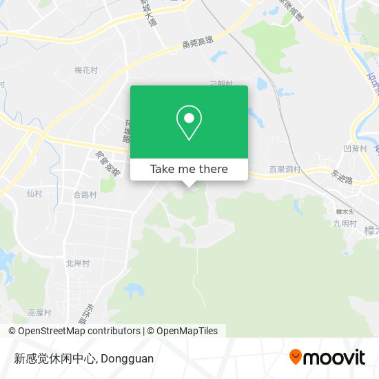 新感觉休闲中心 map