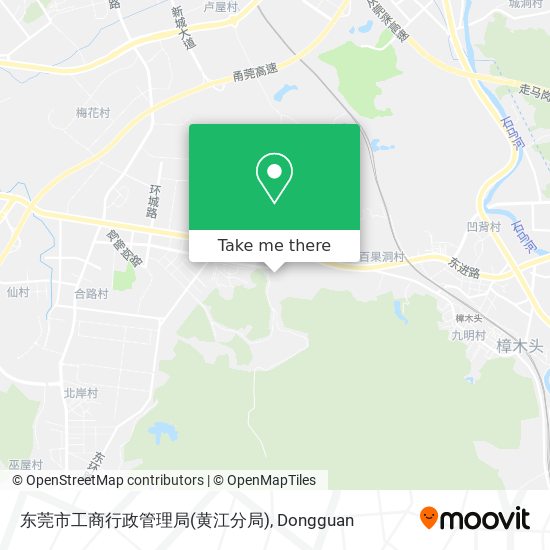 东莞市工商行政管理局(黄江分局) map