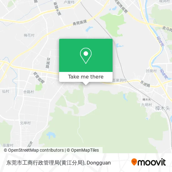 东莞市工商行政管理局(黄江分局) map