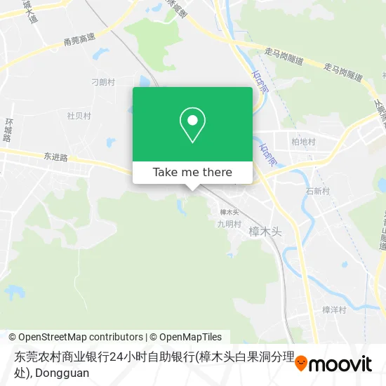 东莞农村商业银行24小时自助银行(樟木头白果洞分理处) map