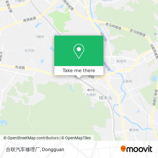 合联汽车修理厂 map