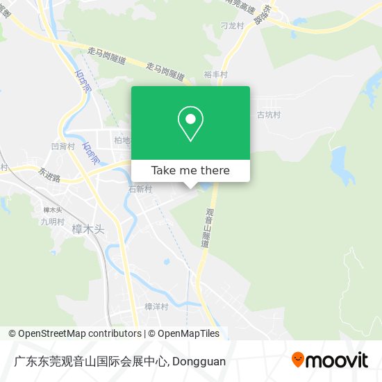 广东东莞观音山国际会展中心 map