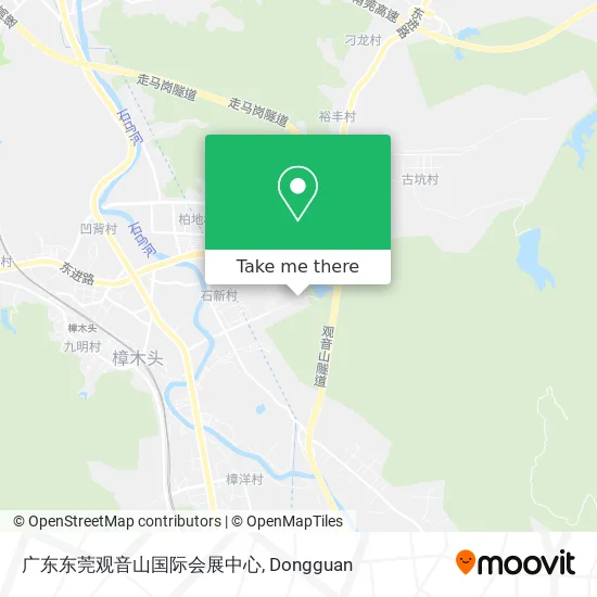广东东莞观音山国际会展中心 map