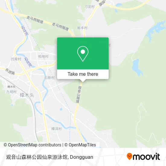 观音山森林公园仙泉游泳馆 map