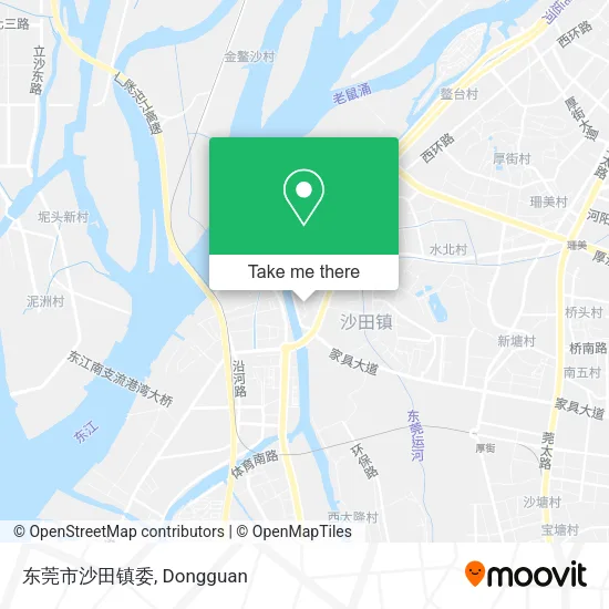 东莞市沙田镇委 map