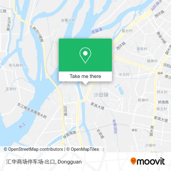 汇华商场停车场-出口 map