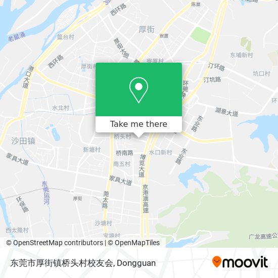 东莞市厚街镇桥头村校友会 map