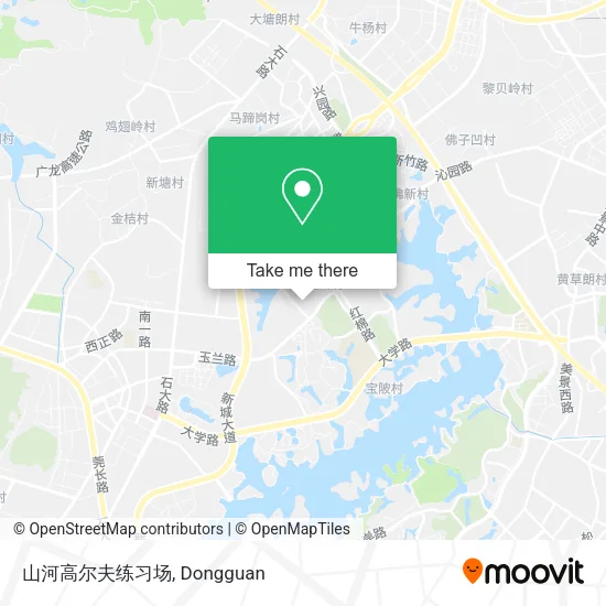 山河高尔夫练习场 map