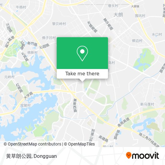 黄草朗公园 map