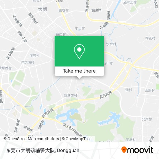 东莞市大朗镇辅警大队 map