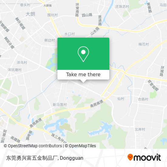 东莞勇兴富五金制品厂 map