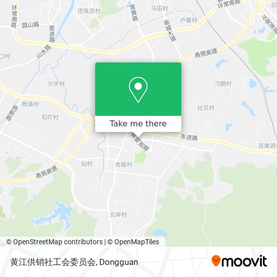 黄江供销社工会委员会 map