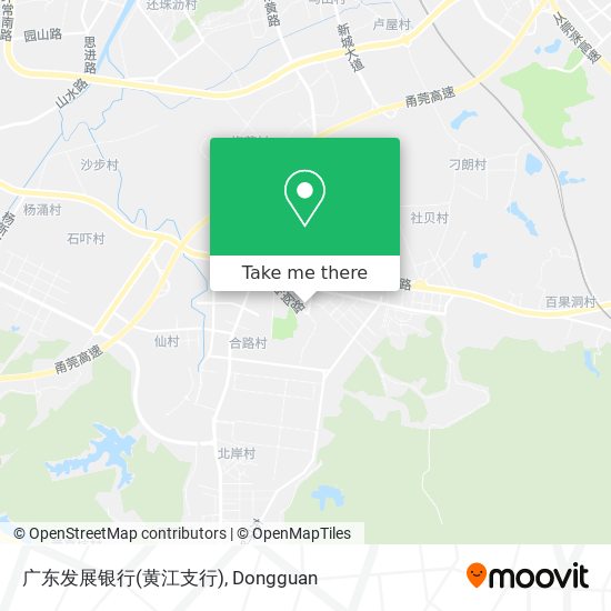 广东发展银行(黄江支行) map