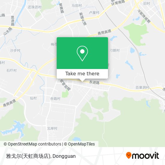 雅戈尔(天虹商场店) map