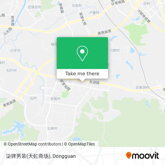 柒牌男装(天虹商场) map