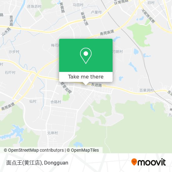 面点王(黄江店) map