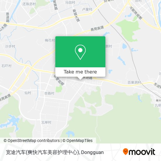 宽途汽车(爽快汽车美容护理中心) map