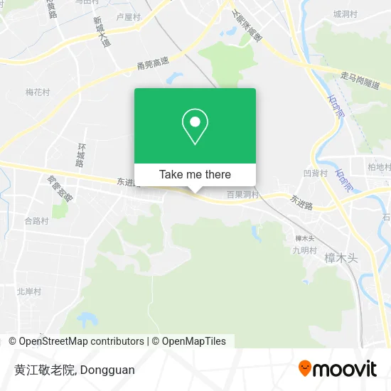 黄江敬老院 map