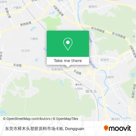 东莞市樟木头塑胶原料市场-E栋 map