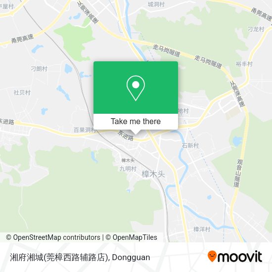 湘府湘城(莞樟西路辅路店) map