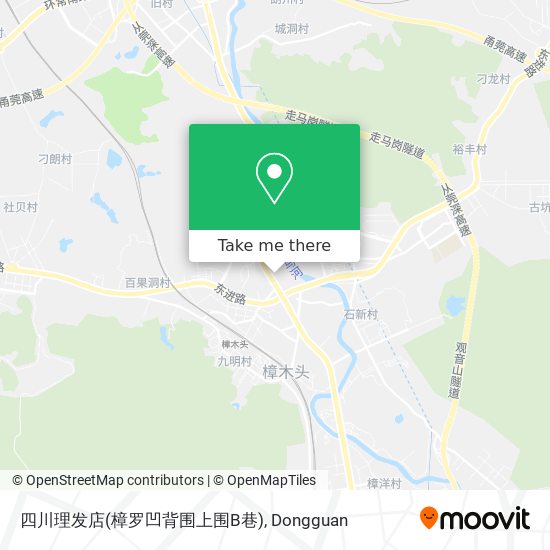 四川理发店(樟罗凹背围上围B巷) map