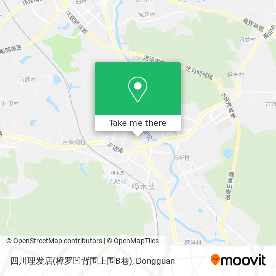 四川理发店(樟罗凹背围上围B巷) map