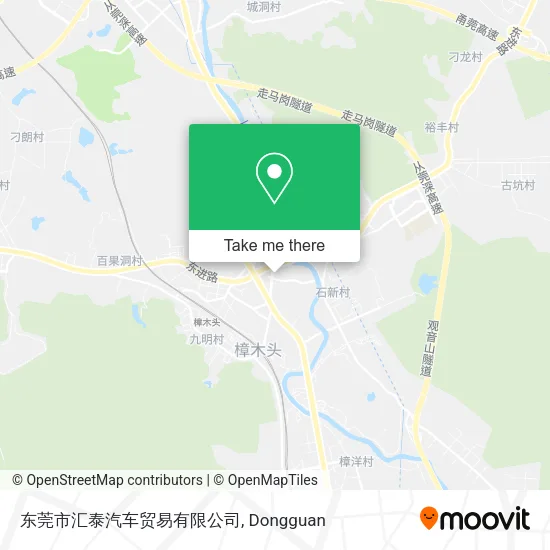 东莞市汇泰汽车贸易有限公司 map