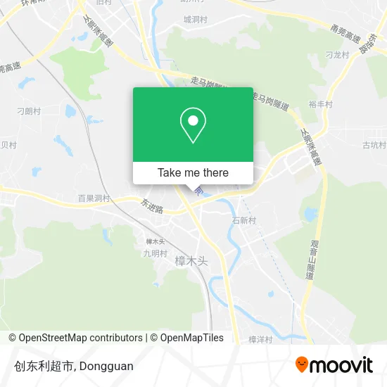 创东利超市 map