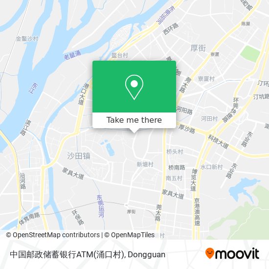 中国邮政储蓄银行ATM(涌口村) map