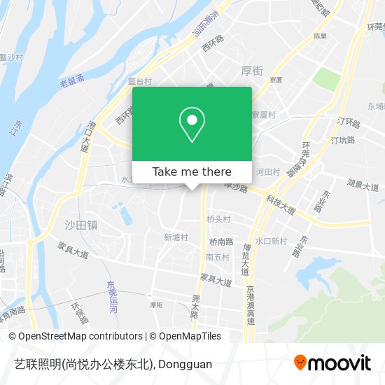 艺联照明(尚悦办公楼东北) map