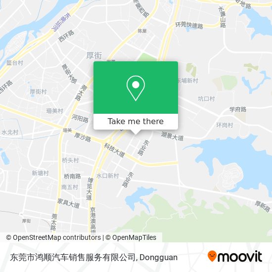 东莞市鸿顺汽车销售服务有限公司 map