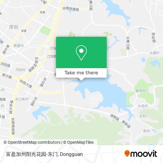 富盈加州阳光花园-东门 map