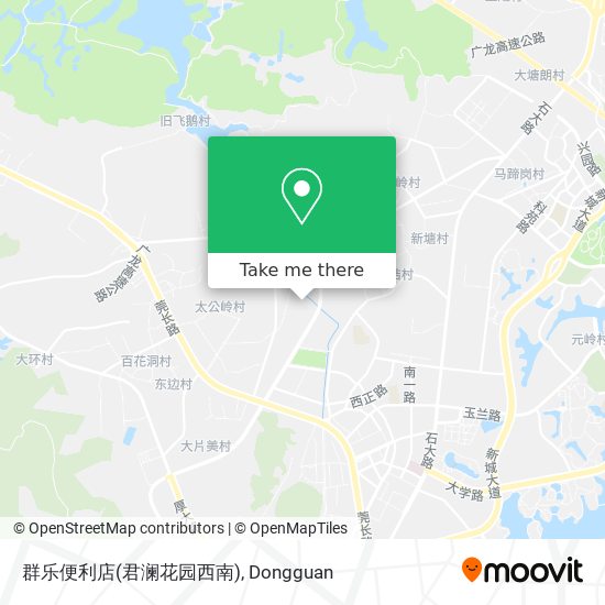 群乐便利店(君澜花园西南) map