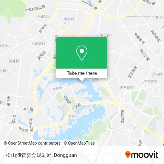 松山湖管委会规划局 map