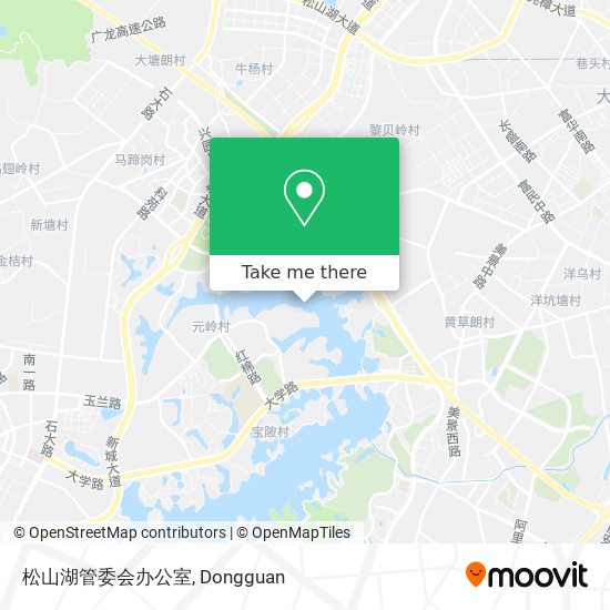 松山湖管委会办公室 map